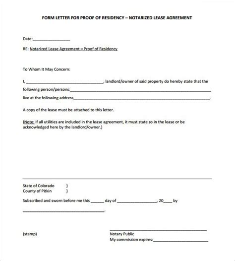 An address proof letter, as the name itself suggests, it establish the proof of residency of an individual. Notarized Letter Of Residency Check more at https ...