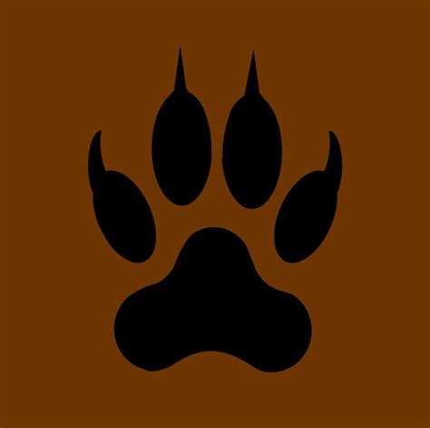 Wolf Paw Print Clip Art At Vector Clip Art Online Royalty