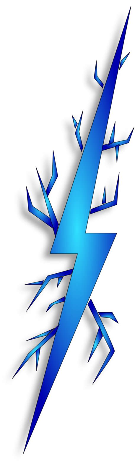 Blue Cartoon Lightning Bolt Clipart Best