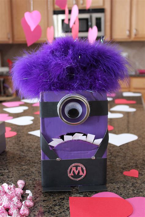 My Sons Evil Minion Valentine Box Evilminion Purpleminion Minion
