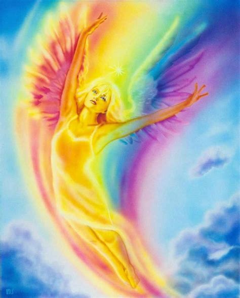 Pretty Rainbow Angel Fairy Angel Angel Art Iris Goddess Goddess