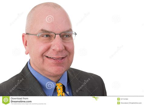 Smiling Complacent Businessman Stock Photo Image Of Enjoyment