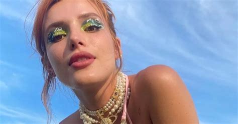 Bella Thorne Launches Onlyfans In Bikini With Sex Necklace