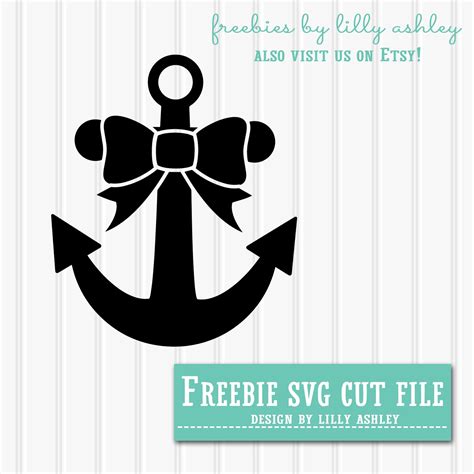 Free Anchor SVG Cut File