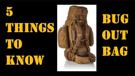 Survival Systems And Bug Out Bags Youtube