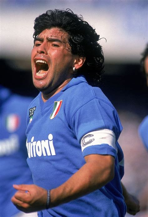 Diego Armando Maradona Napoli Diego Maradona Fotos De Fútbol Carteles De Fútbol