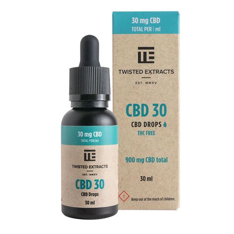 Twisted Extracts Cbd 30 Oil Drops 900mg Cbd Terra Cannabis