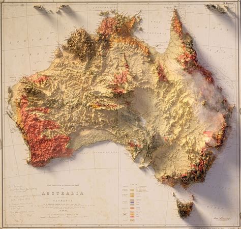 Australia Dusk 3d Rendered Map Australia Map Geography Map
