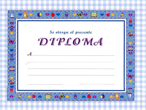 Formatos De Diplomas Para Llenar Imagui