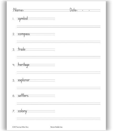 2nd Grade Writing Worksheets Free Handwriting Printables