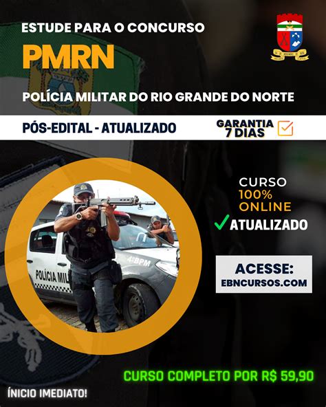 P S Edital Pol Cia Militar Do Rio Grande Do Norte Ebn Cursos Pmrn