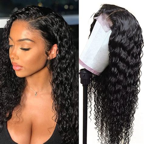Hermosa Deep Wave Hd Transparent Lace Front Wigs Human Hair Pre Plucked