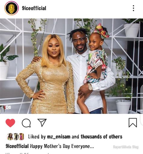 9ice Pictured With His Wife Sunkanmi And Their Daughter Michelle