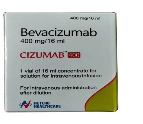 Hetero Healthcare 400mg Cizumab Bevacizumab Injection Storage Cool