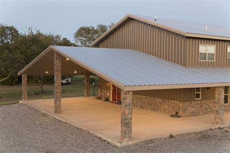 Mueller Barn Homes Glorious Metal Building Home For Your Inspiration