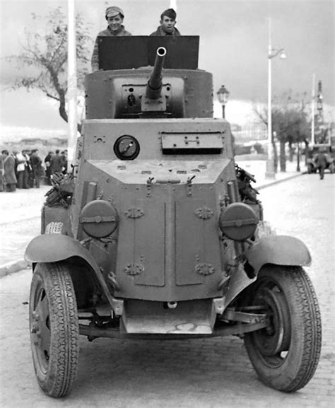 Ba 6 Soviet Medium Armored Car Spanish Civil War 1936 Armored