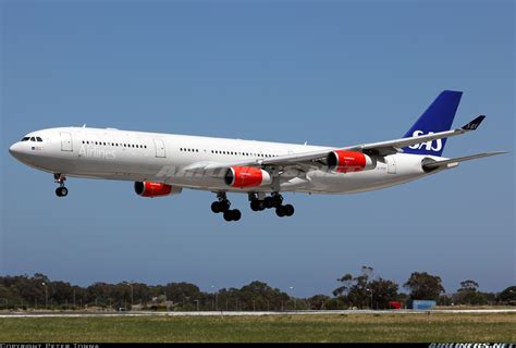 Airbus A340 313 Scandinavian Airlines Sas Aviation Photo 4335681