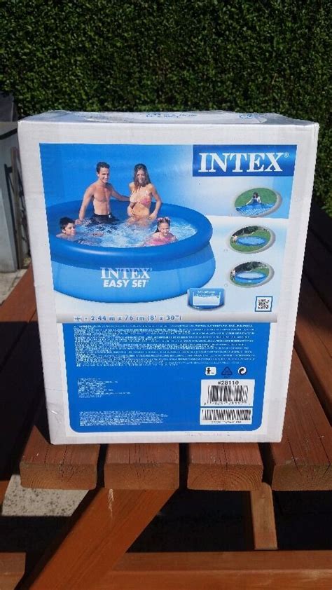 8ft Paddling Pool Intex Easy Set Pool 8x 30 New In