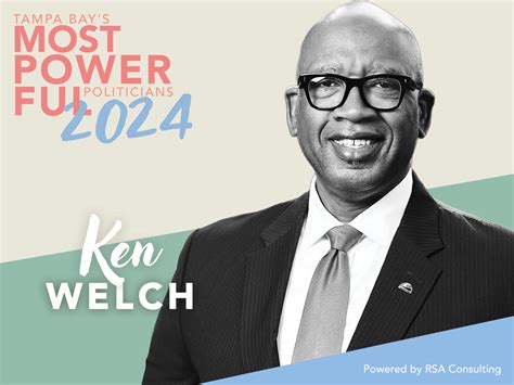 No 2 On The List Of Tampa Bays Most Powerful Politicians Ken Welch