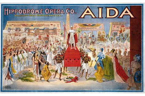 Verdis Aida 18 Beautiful Vintage Opera Posters Classic Fm