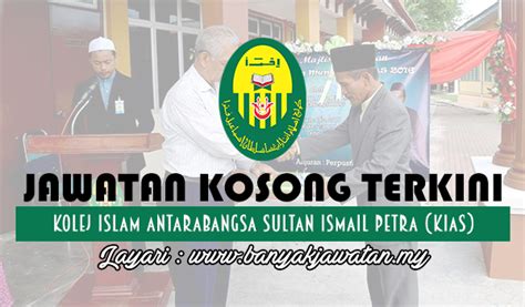Bapak husein selaku bupati banyumas mengucapkan. Jawatan Kosong di Kolej Islam Antarabangsa Sultan Ismail ...