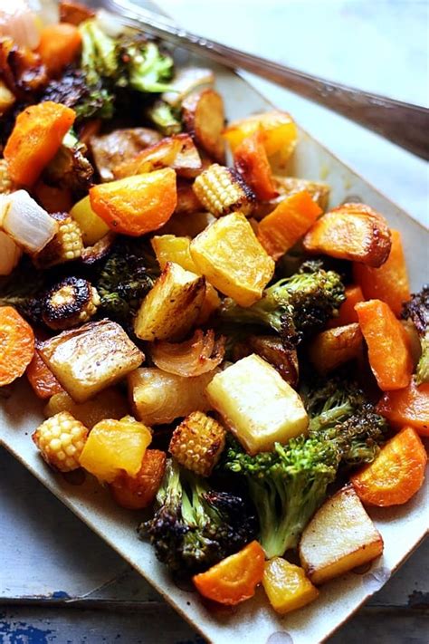 Easy Roasted Winter Vegetables Cook Click N Devour