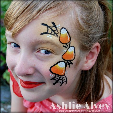 Candy Corn Cheek Art Video By Artist Ashlie Alvey Face Painting