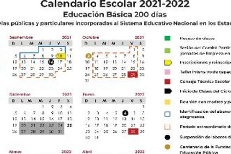Sep Publica El Calendario Escolar Para El Ciclo 2021 2022 Checa Las