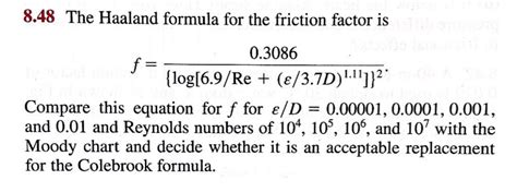 Solve Colebrook Equation For Friction Factor Tessshebaylo