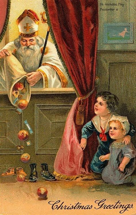 St Nicholas Day On December 6 With Images St Nicholas Day Vintage