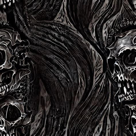Gothic Macabre Dark Fantasy Seamless Pattern · Creative Fabrica