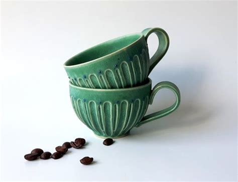 Ceramic Espresso Cup Set Of Two Americano Cup Cortado Cup Etsy