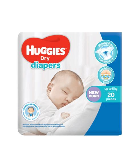 Huggies Dry Diapers New Born 20x1s Rose Pharmacy Medicine Delivery