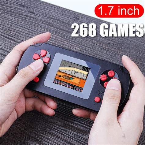 Retro Portable Mini Handheld Game Console 8 Bit 17 Inch Color Lcd