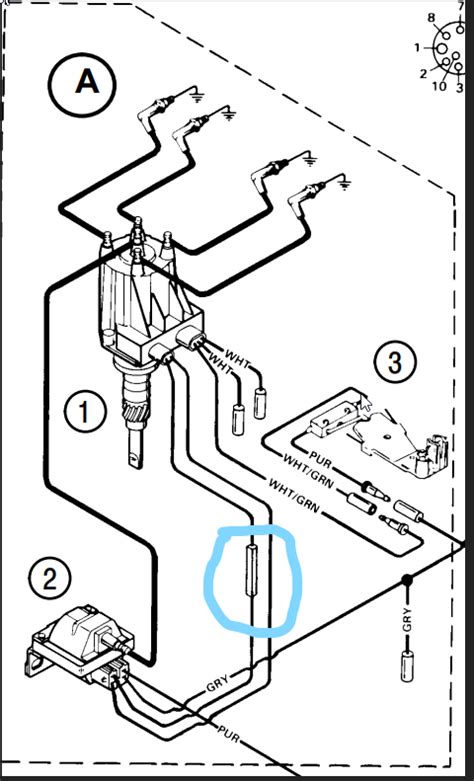 What is this Mercruiser 3.0 Wiring from coil to dist - Offshoreonly.com
