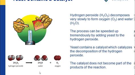 A Catalyst And The Rate Of Reaction Youtube