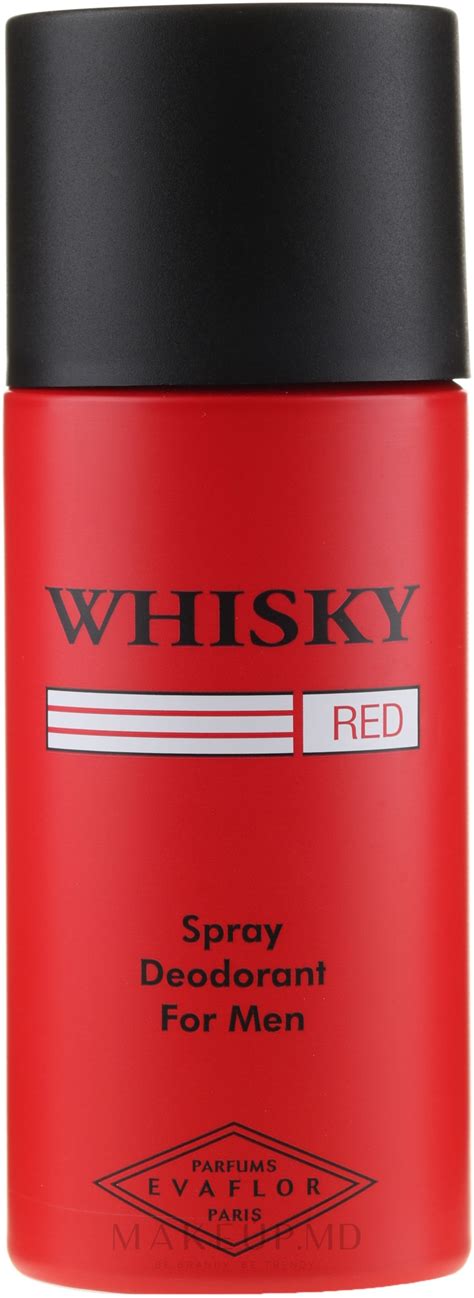 Evaflor Whisky Red For Men Deodorant Makeupmd