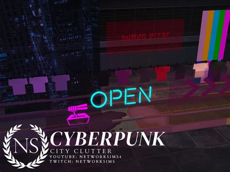 The Sims Resource Cyberpunk City Clutter