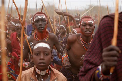 Kenyas Maasai Mark Rite Of Passage