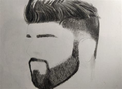 How To Draw A Beard Easy Step By Step Drawing Tutorials