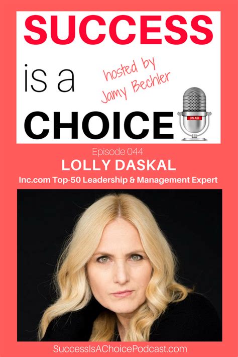 Success Is A Choice Lolly Daskal Top 50 Leadership And