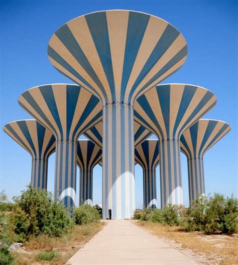 Kuwait Water Towers Photographed By Bu Yousef The Towers Are Mushroom