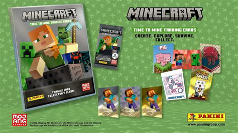 Minecraft Time To Mine Trading Cards Youtube