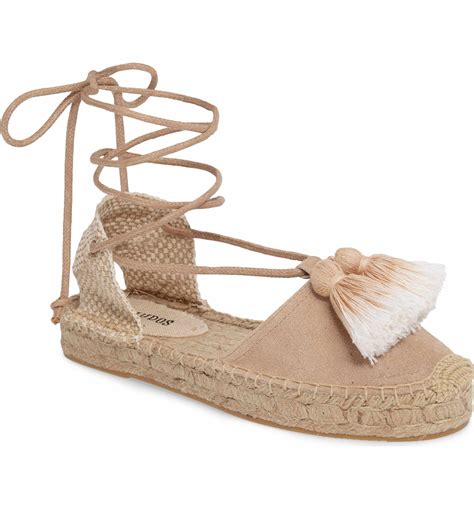 Main Image Soludos Tassel Lace Up Espadrille Women Lace Up