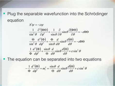 Ppt Physical Chemistry Iii 728342 The Schrödinger Equation
