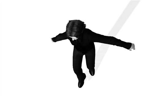 Looping Animated Silhouette Of A Man Running Stock Footage
