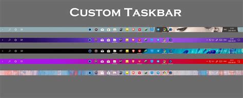 Windows Customs Taskbarx