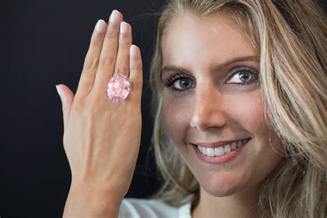 At Sothebys ‘pink Star Crushes Auction Record For Any Diamond Or