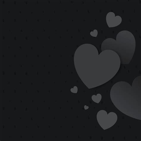 Gray Hearts Background Design Vector Free Image By Kul