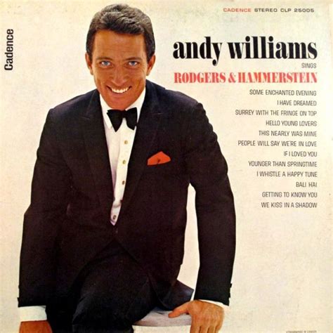 Andy Williams Sings Rodgers And Hammerstein 1958 Musicmeternl